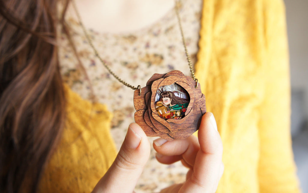 Beauty & the Beast Necklace by Laliblue - Quirks!