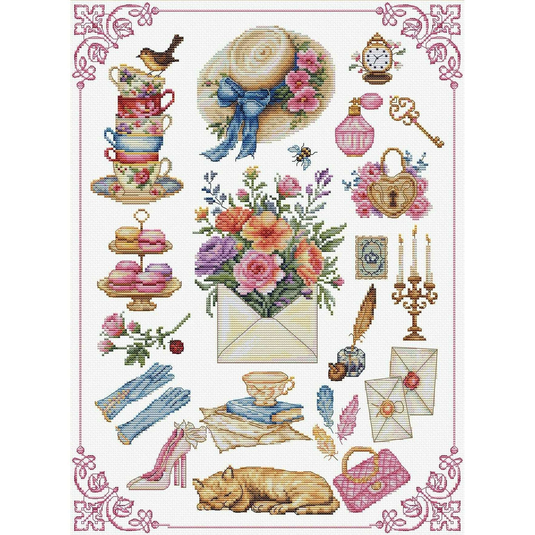 Beauty B7041L Counted Cross-Stitch Kit