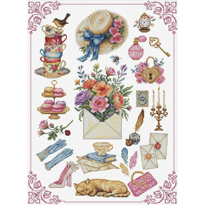 Beauty B7041L Counted Cross-Stitch Kit