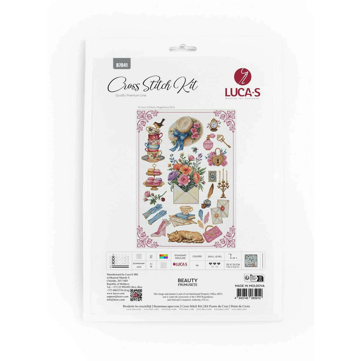 Beauty B7041L Counted Cross-Stitch Kit