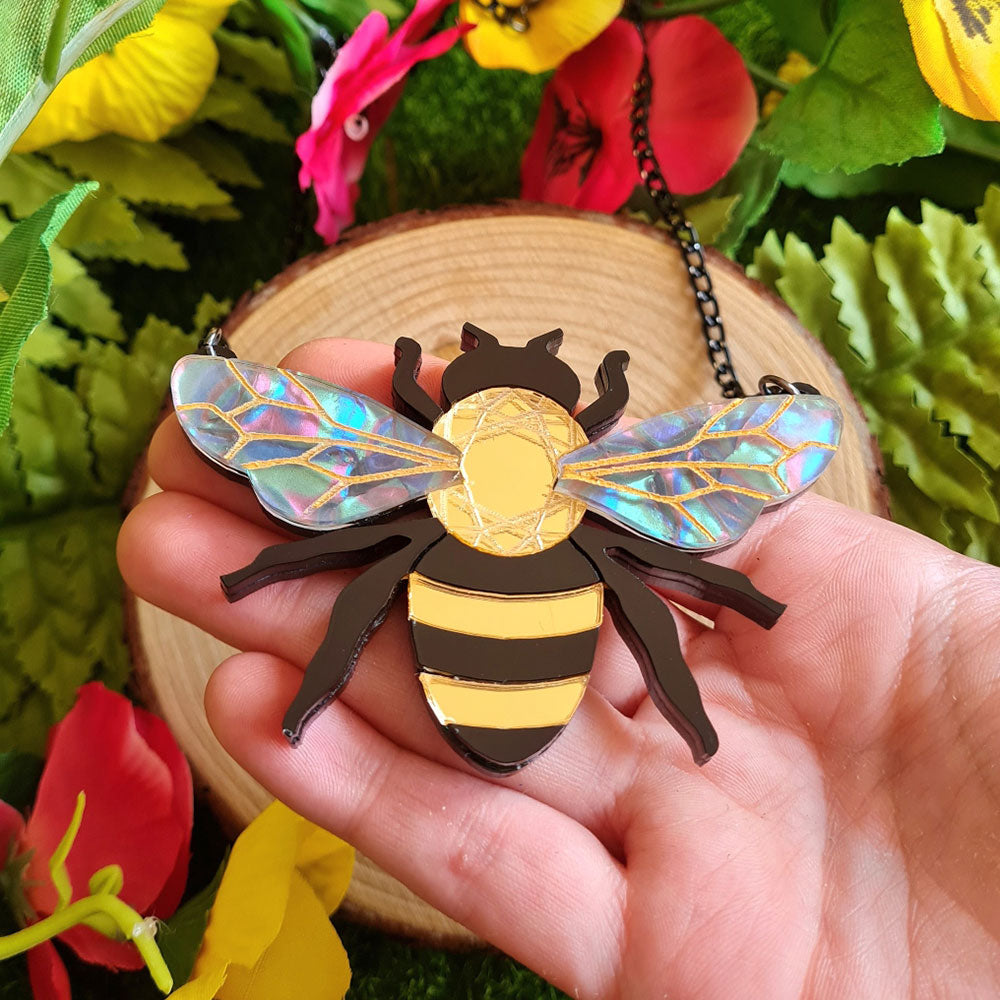 Bee Brooch by Cherryloco Jewellery 3