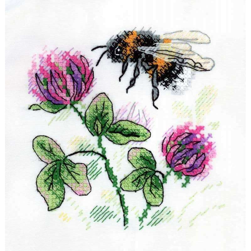 Bee Cross Stitch on Clothes kit B-531 / SV-531
