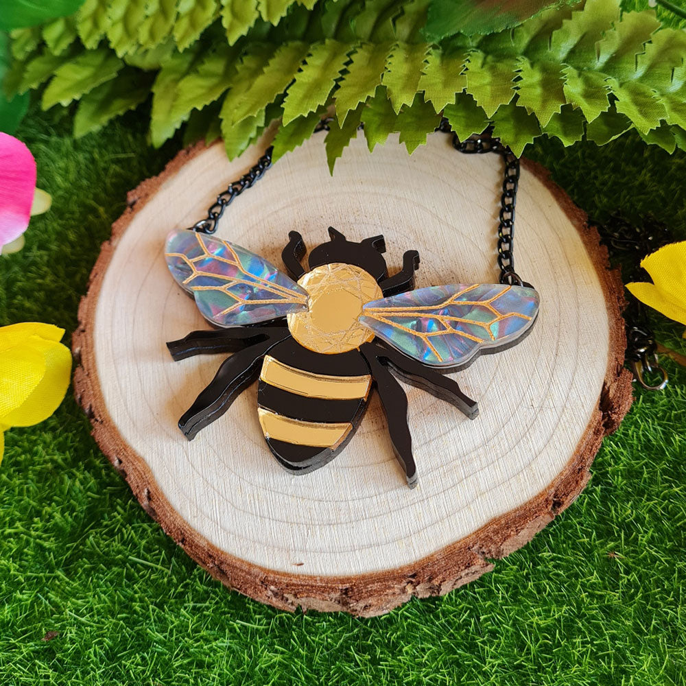 Bee Necklace by Cherryloco Jewellery 3