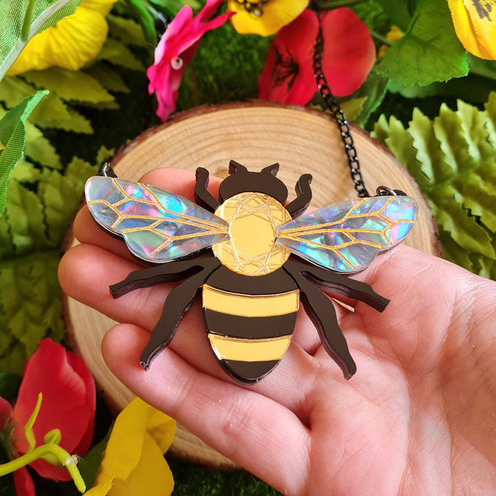 Bee Necklace by Cherryloco Jewellery 4