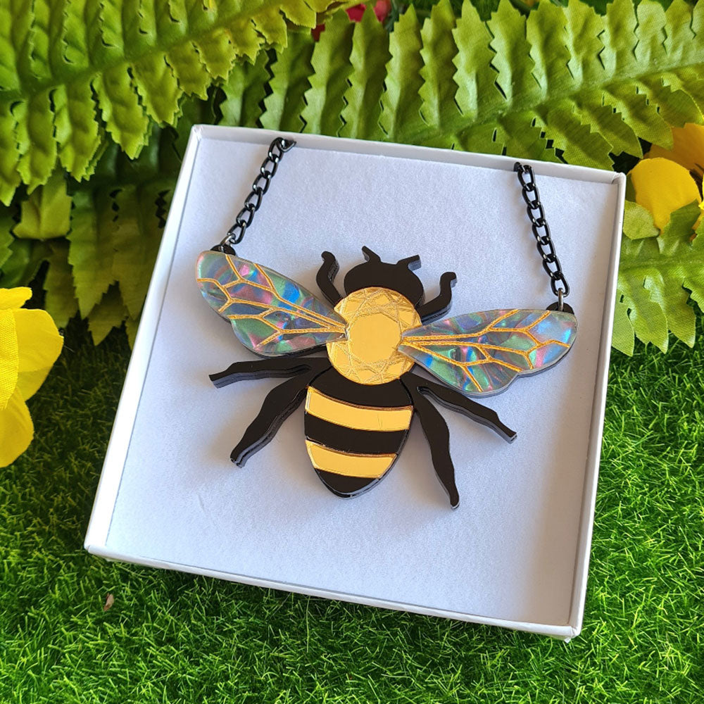 Bee Necklace by Cherryloco Jewellery 2