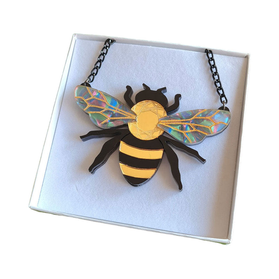 Bee Necklace by Cherryloco Jewellery 1