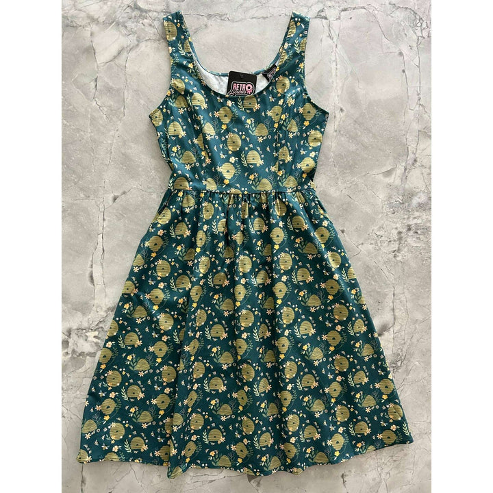 Beehive Fit & Flare Dress
