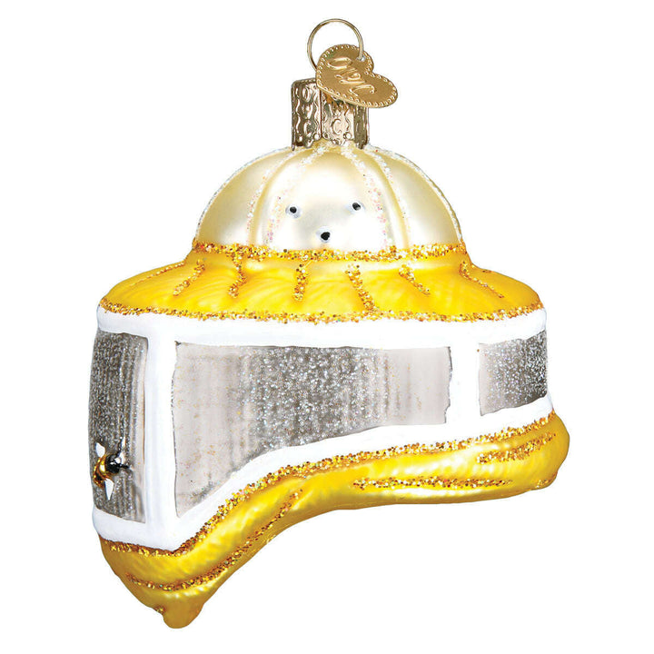 Old World Christmas Beekeeper's Hood Blown Glass Ornament