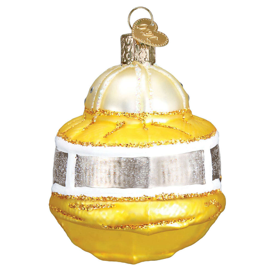 Old World Christmas Beekeeper's Hood Blown Glass Ornament