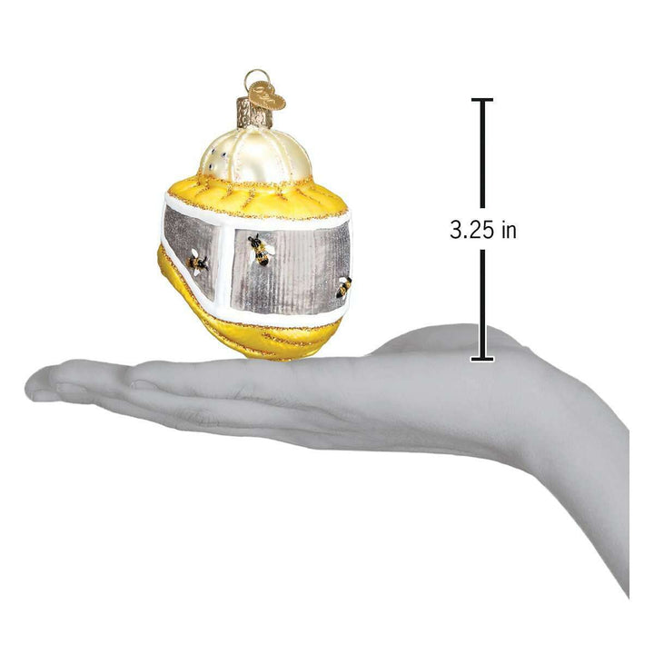 Old World Christmas Beekeeper's Hood Blown Glass Ornament