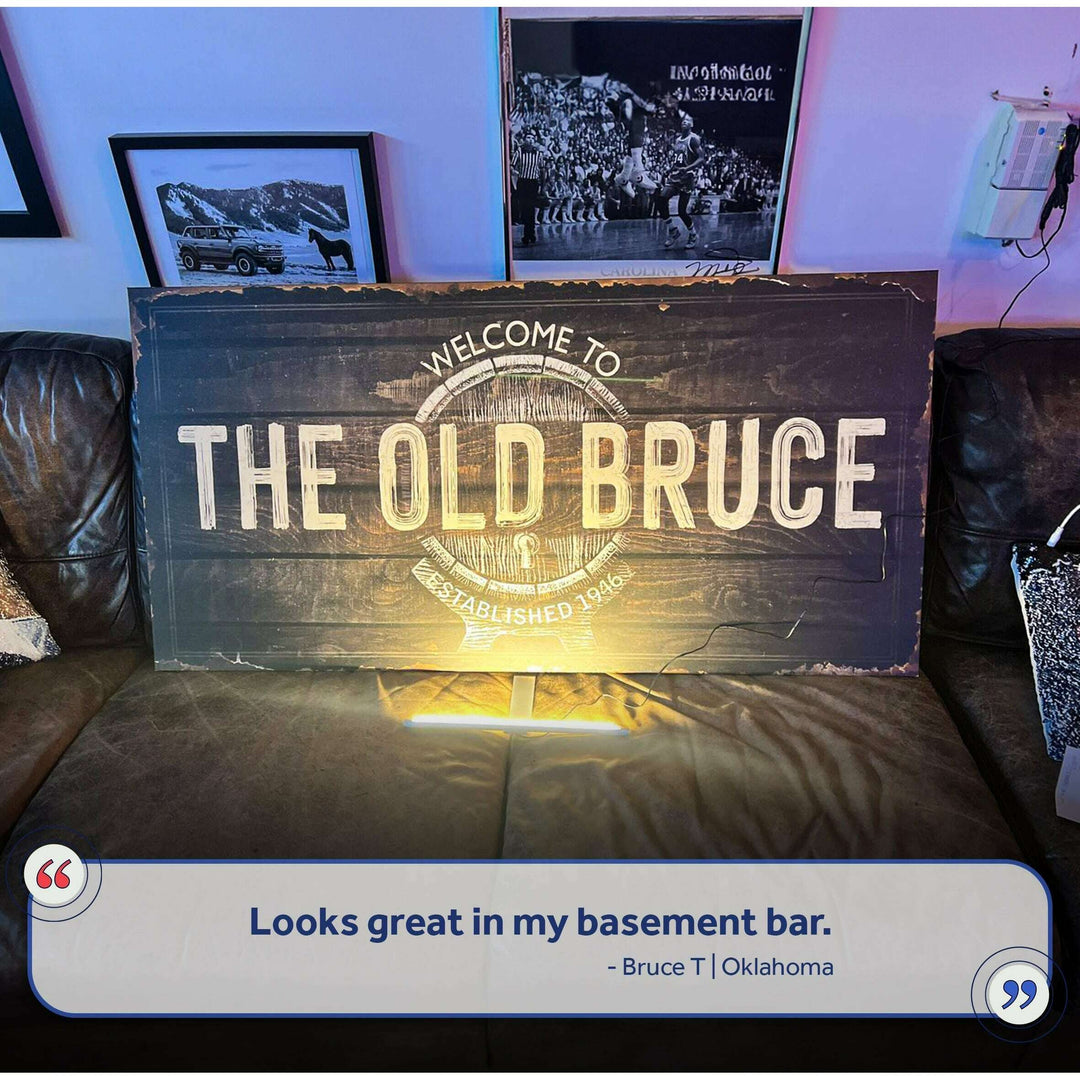 Beer Barrel Bar Sign