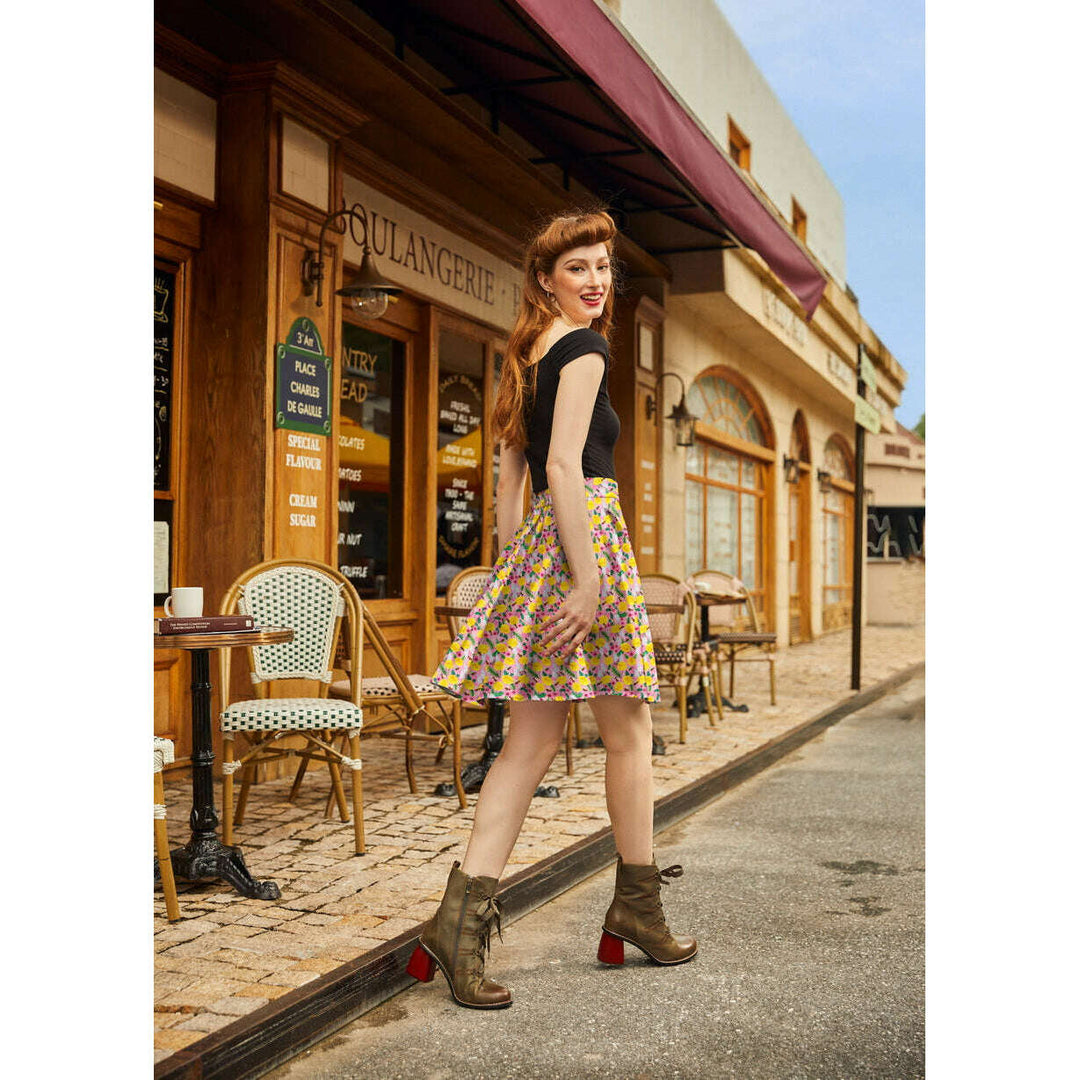 Bees & Dandelions Skater Skirt