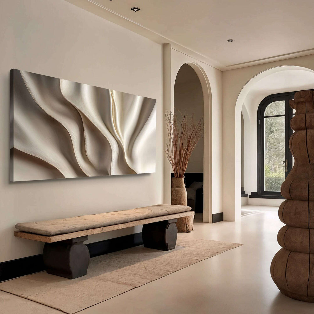 Beige Minimalist Wall Art V