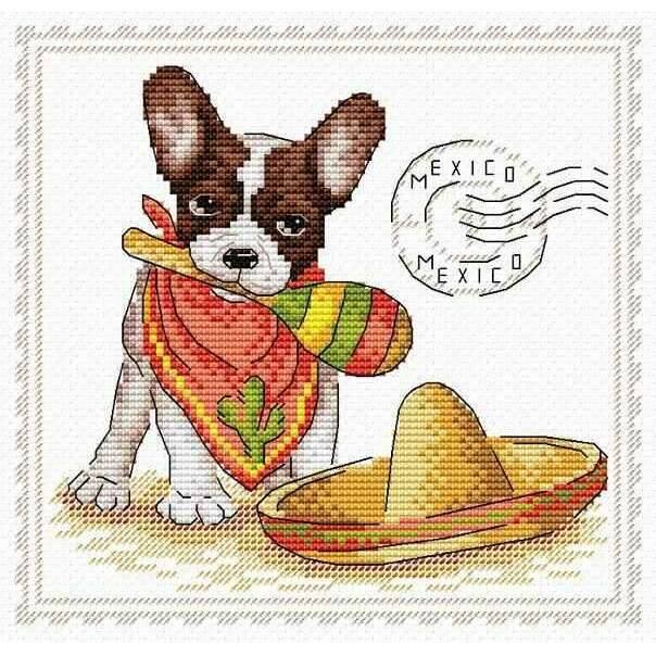 Best Friend M-069 / SM-069 Counted Cross-Stitch Kit