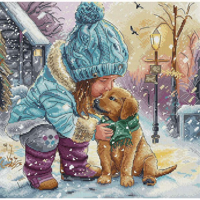 Best Friends L9925 Counted Cross Stitch Kit