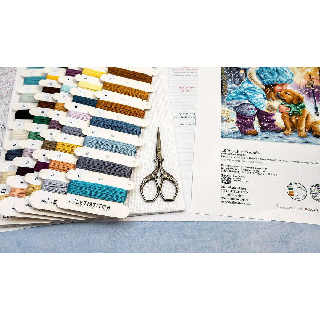 Best Friends L9925 Counted Cross Stitch Kit