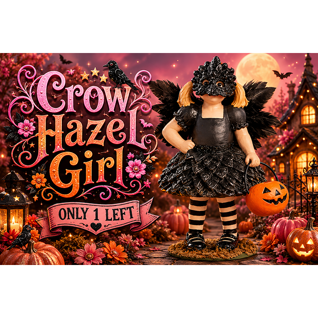 Crow Hazel Girl by Bethany Lowe Designs – view 7