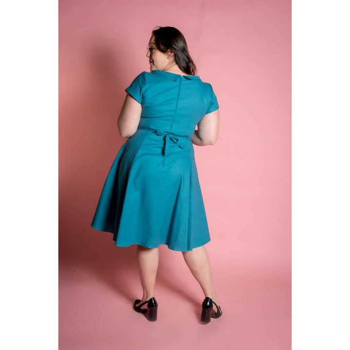 Beverly Dress- Lynette, Ocean *sale