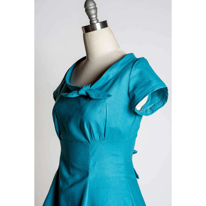 Beverly Dress- Lynette, Ocean *sale