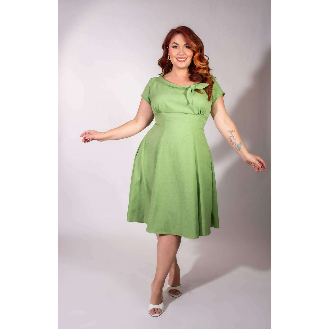 Beverly Dress- Pistachio *sale