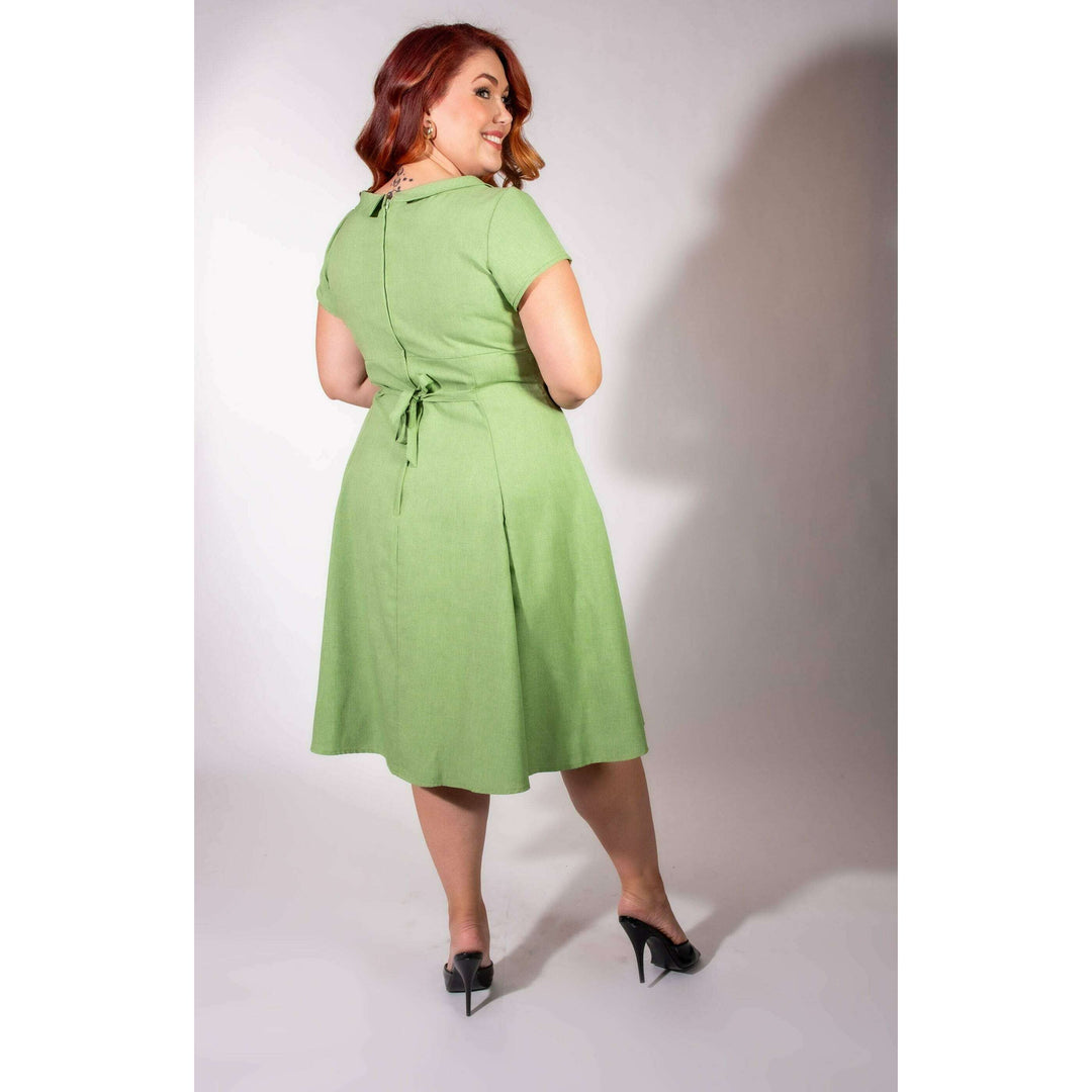 Beverly Dress- Pistachio *sale