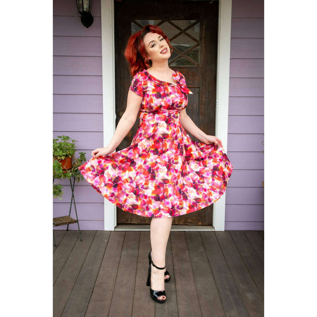 Beverly Dress- Scarlet Leaves *sale