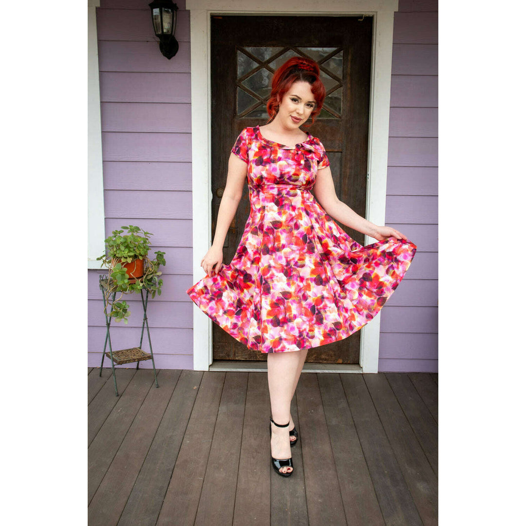 Beverly Dress- Scarlet Leaves *sale