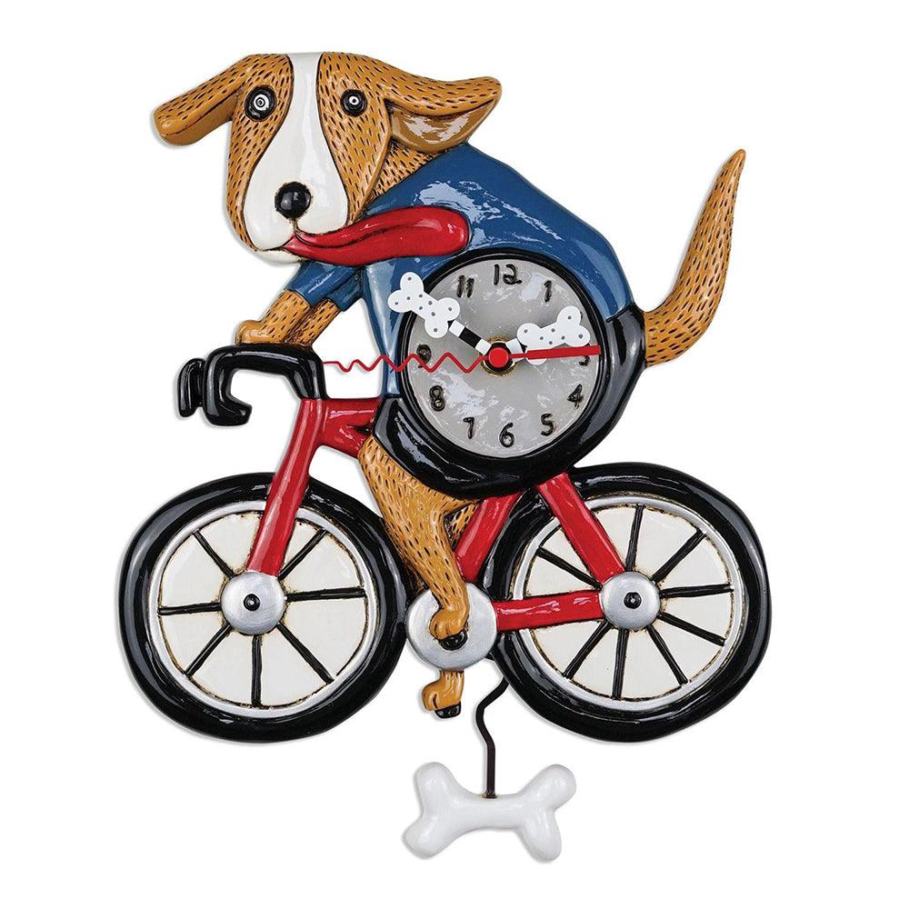 Bicycle Dog Wall Clock by Allen Designs - Quirks!