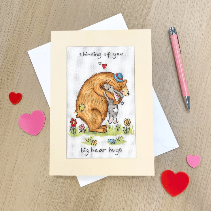 Big Bear Hugs XGC61 Counted Cross Stitch Kit
