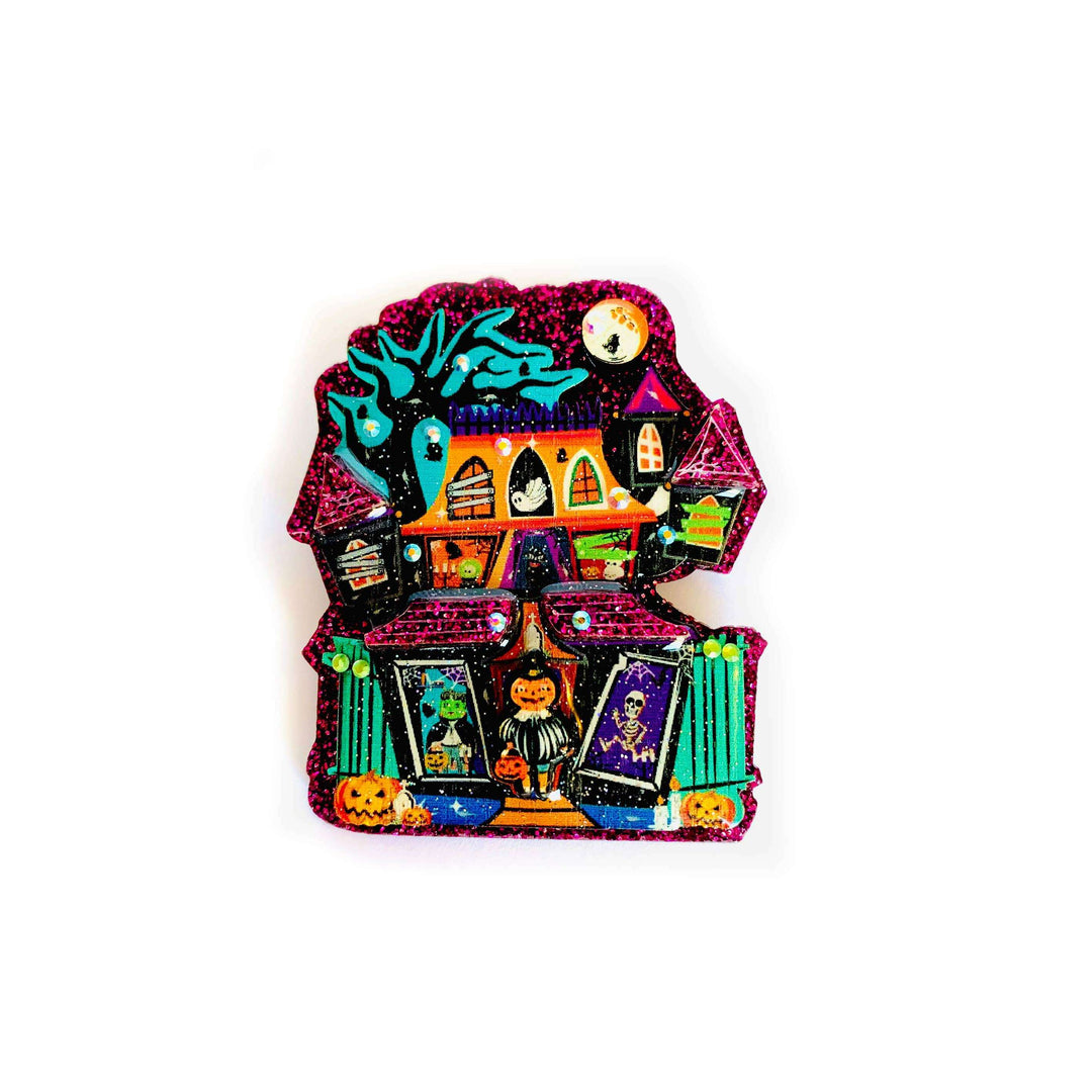 Big Spooky House Brooch by Rosie Rose Parker