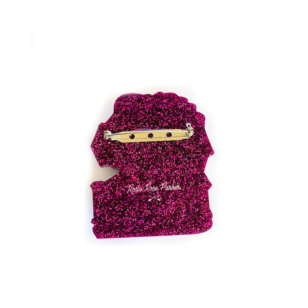 Big Spooky House Brooch by Rosie Rose Parker