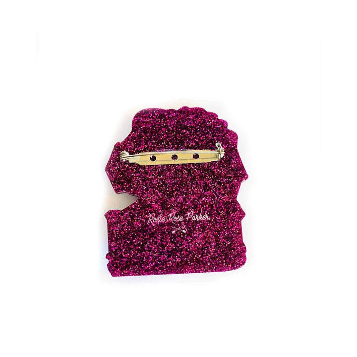 Big Spooky House Brooch by Rosie Rose Parker