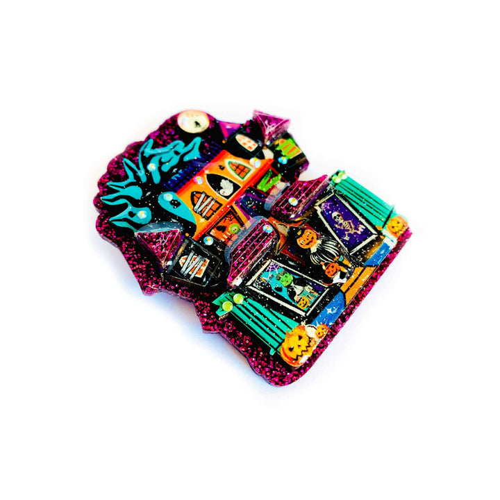 Big Spooky House Brooch by Rosie Rose Parker