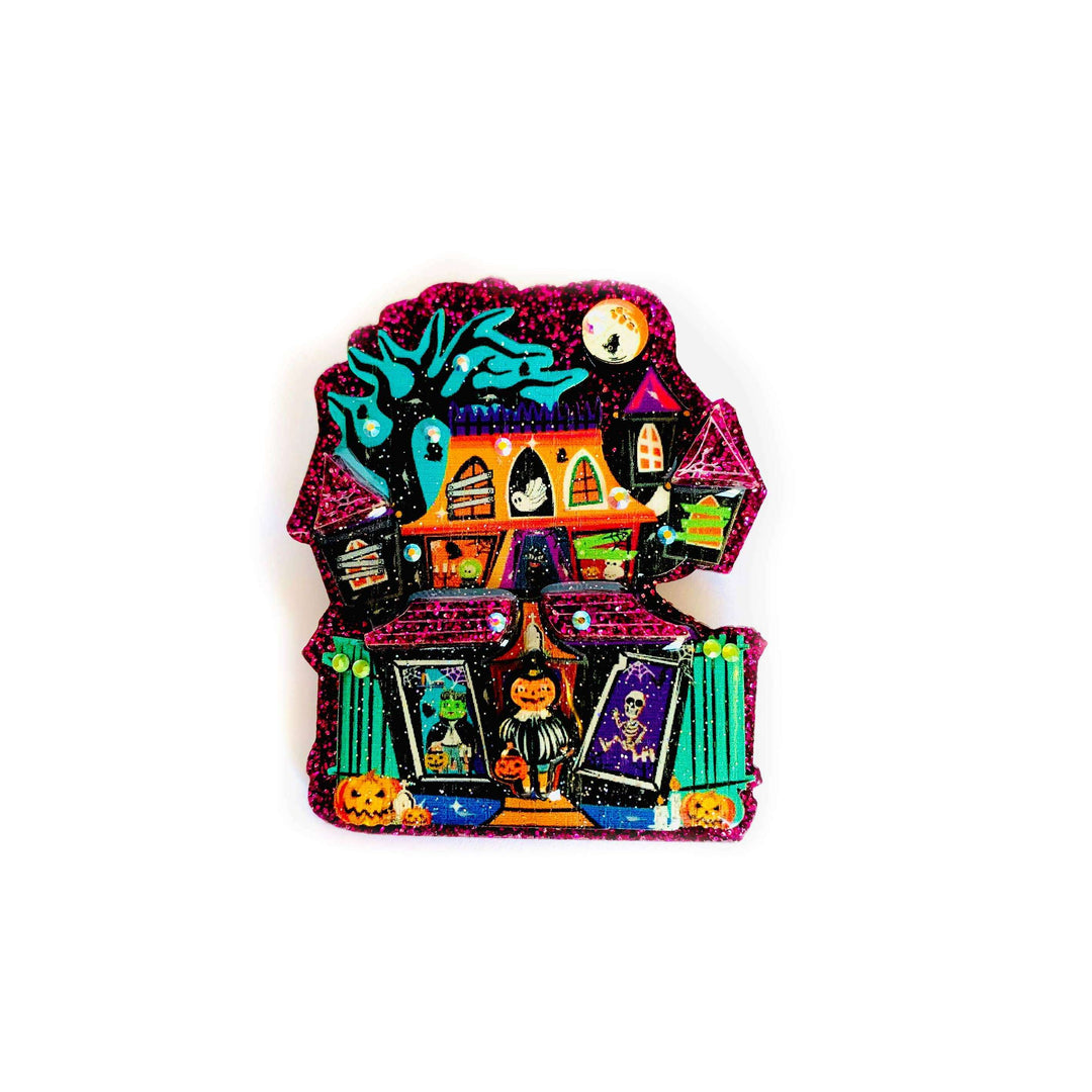 Big Spooky House Brooch by Rosie Rose Parker