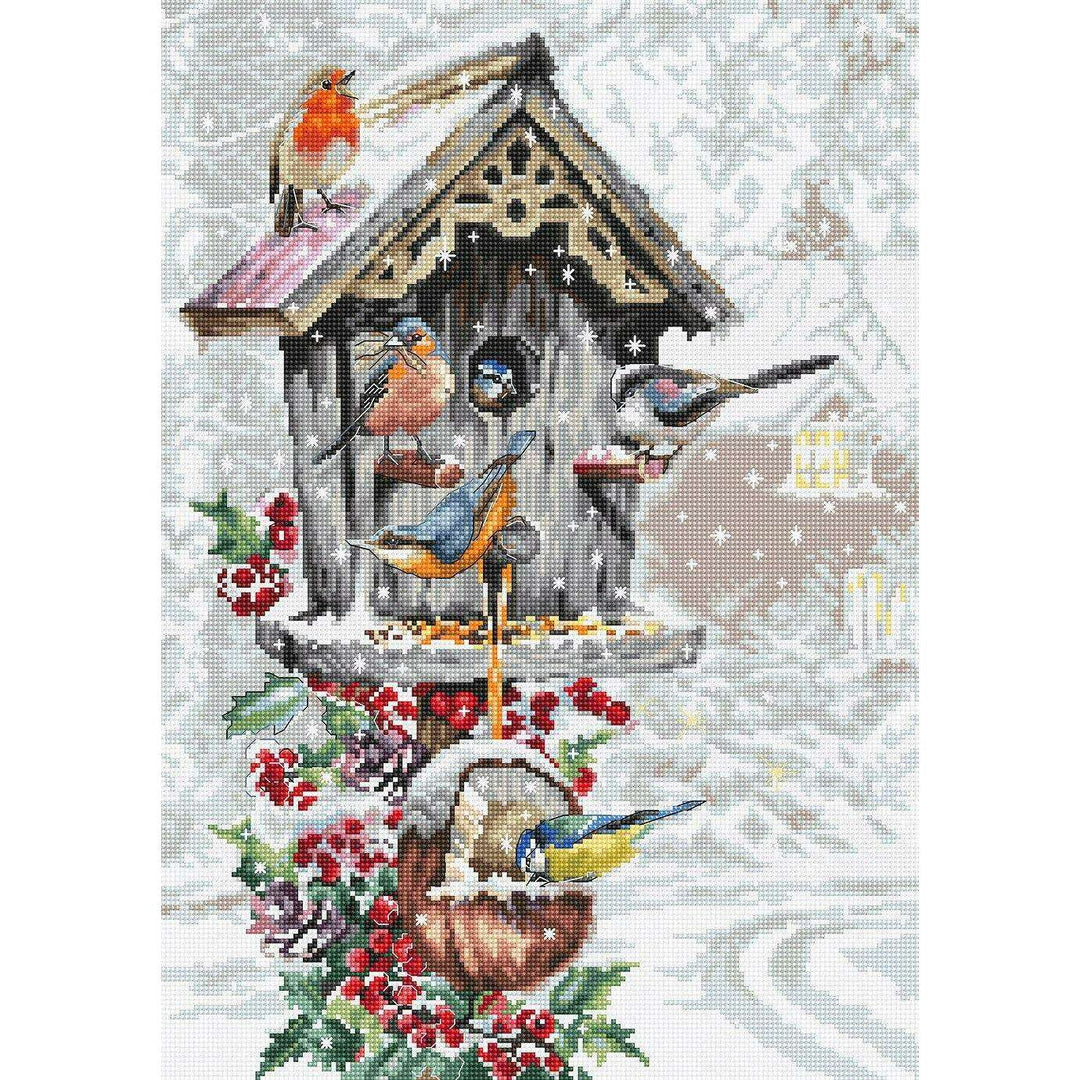 Bird House  B2399L Counted Cross-Stitch Kit