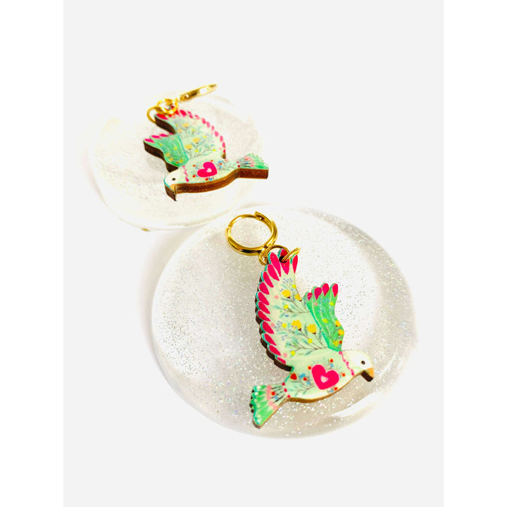 Bird in Flight Earrings by Rosie Rose Parker