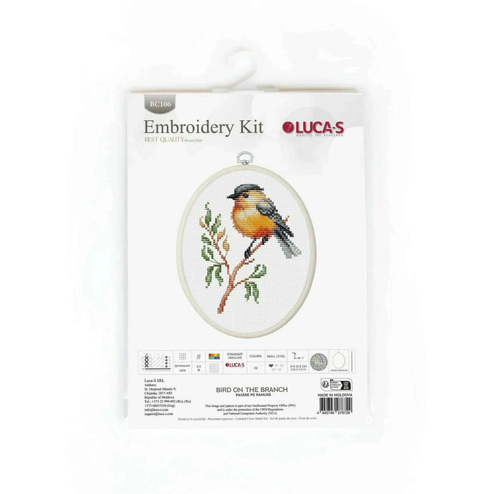 Bird On The Branch BC106L Counted Cross-Stitch Kit