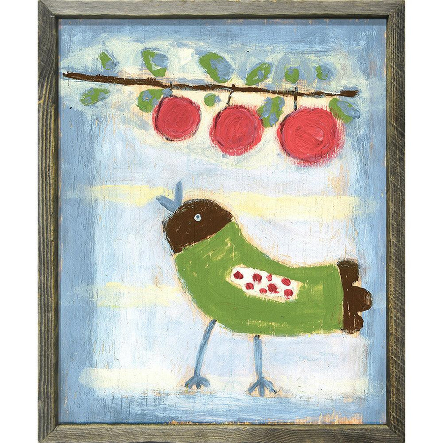 "Bird With Cherries" Art Print - Quirks!