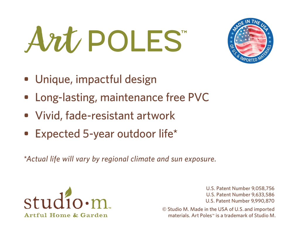 Birds and Bees 40" Art Pole - Quirks!