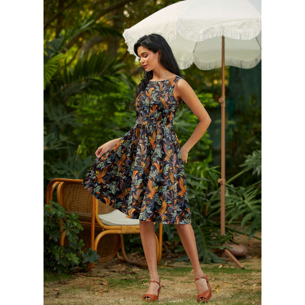 Birds of a Feather Vintage Dress