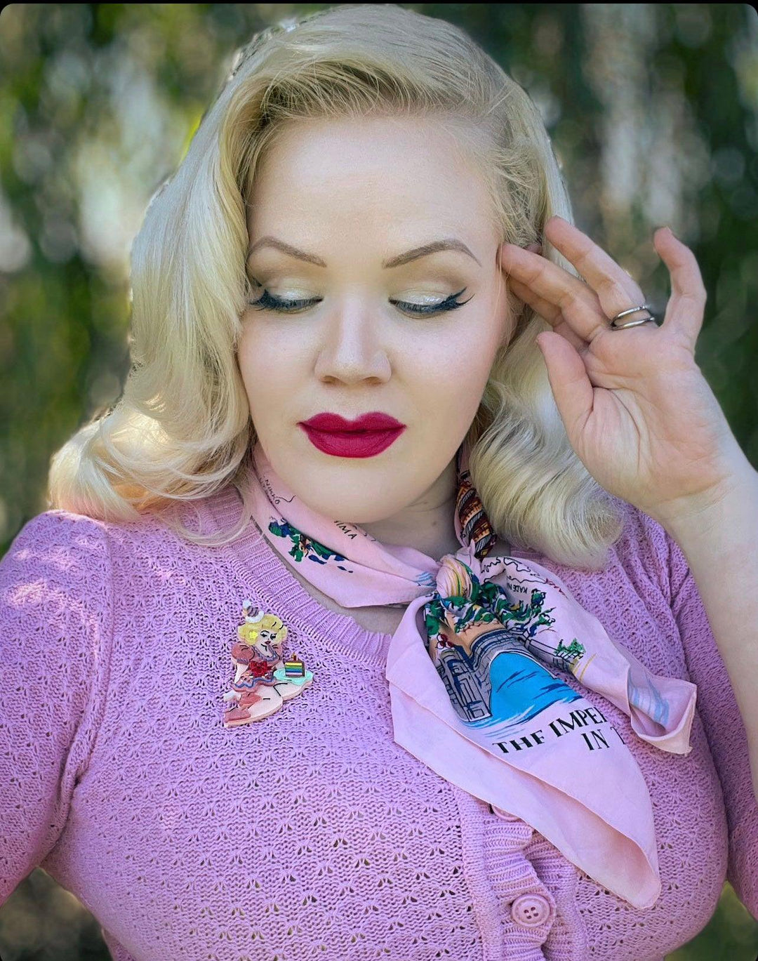 Birthday Belle Brooch by Lipstick & Chrome x Club Eggie - SABLE - Quirks!