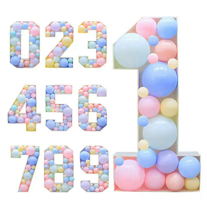 Birthday Number Figure Balloon Filling Box F07M2-21-8