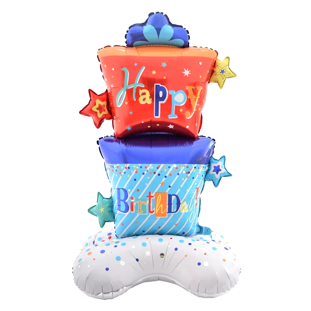Birthday Standing Foil Balloon Decoration F07M1-15