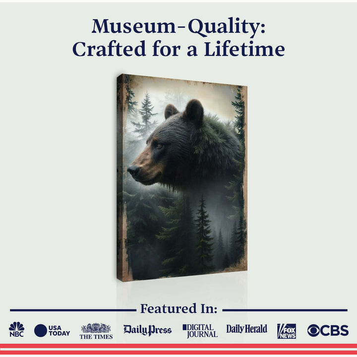 Black Bear Exposure Wall Art