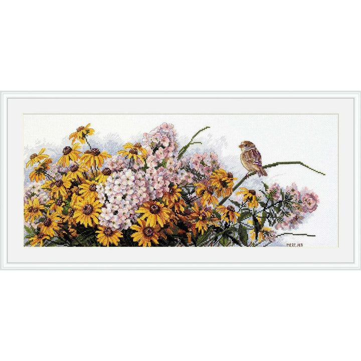 Black Eyed Susans and Phlox K-208 Counted Cross-Stitch Kit