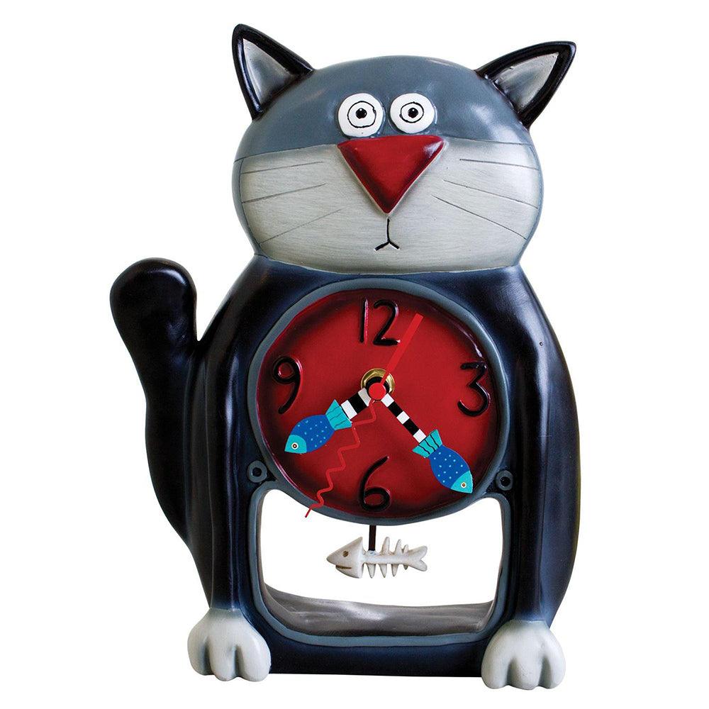 Black Kitty Wall Clock by Allen Designs - Quirks!