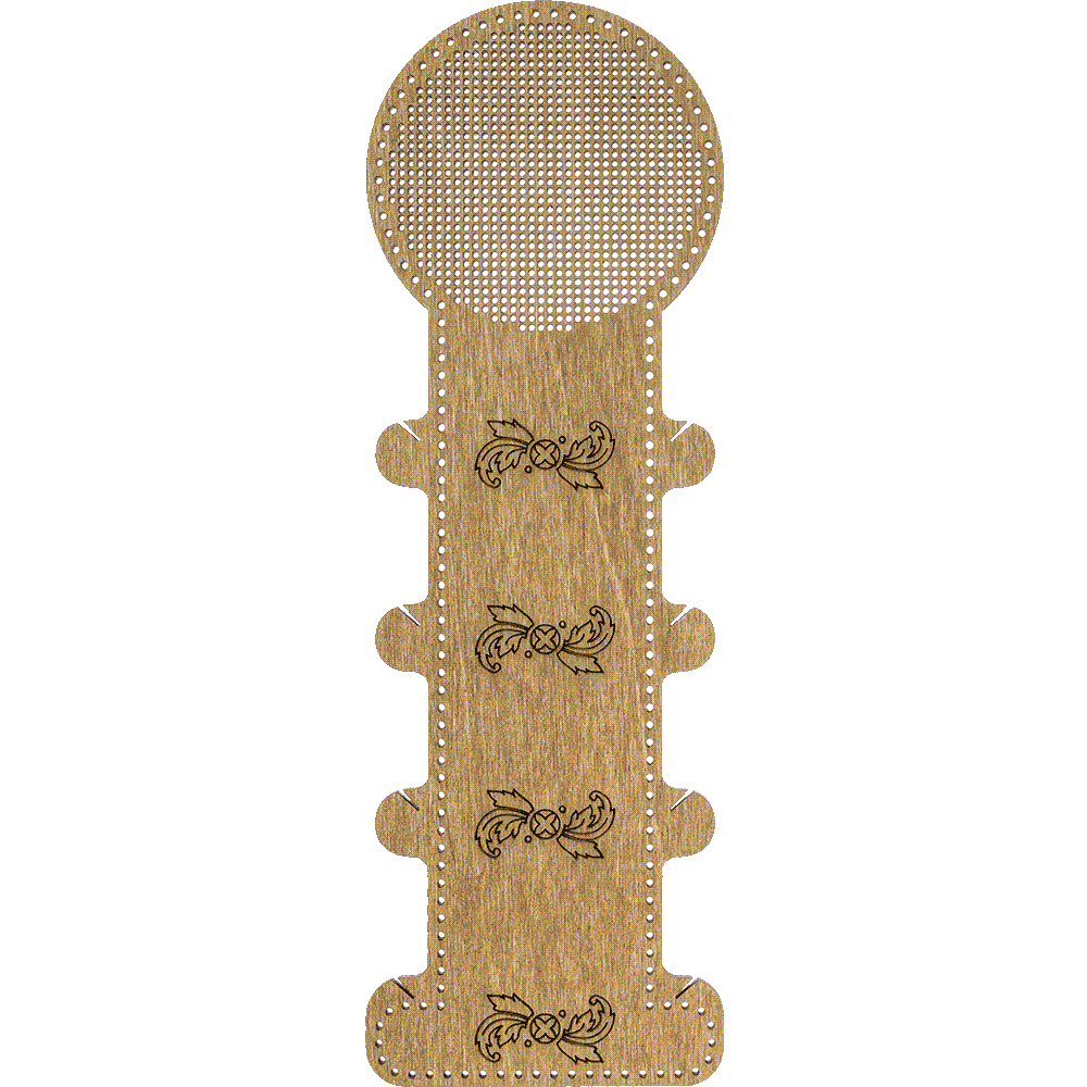 Blank for embroidery with thread on wood FLHW-005