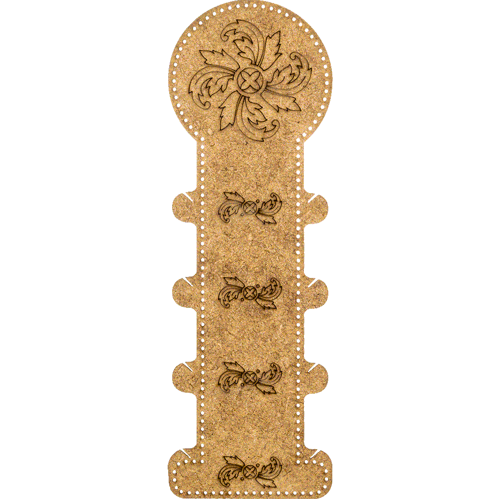 Blank for embroidery with thread on wood FLHW-005