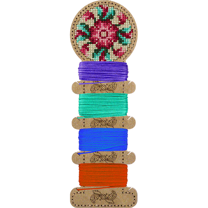 Blank for embroidery with thread on wood FLHW-005