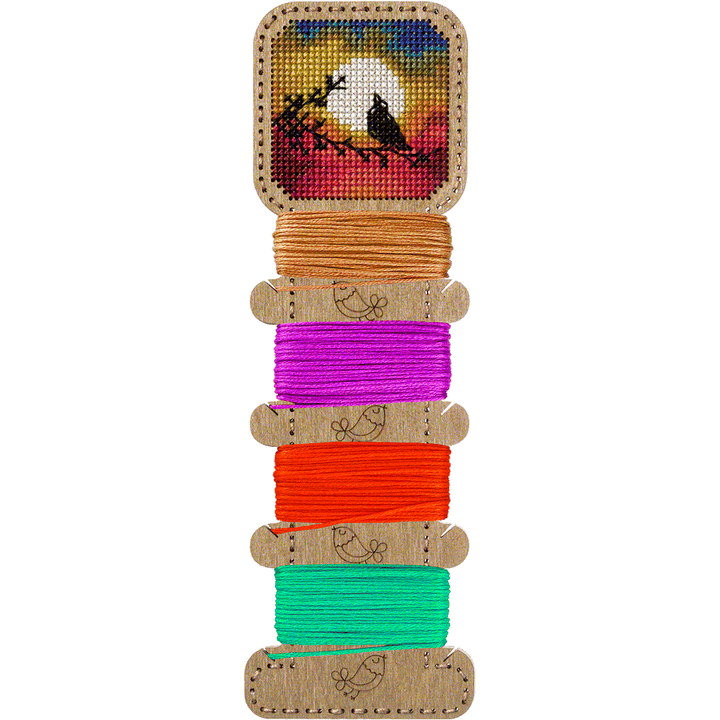 Blank for embroidery with thread on wood FLHW-009